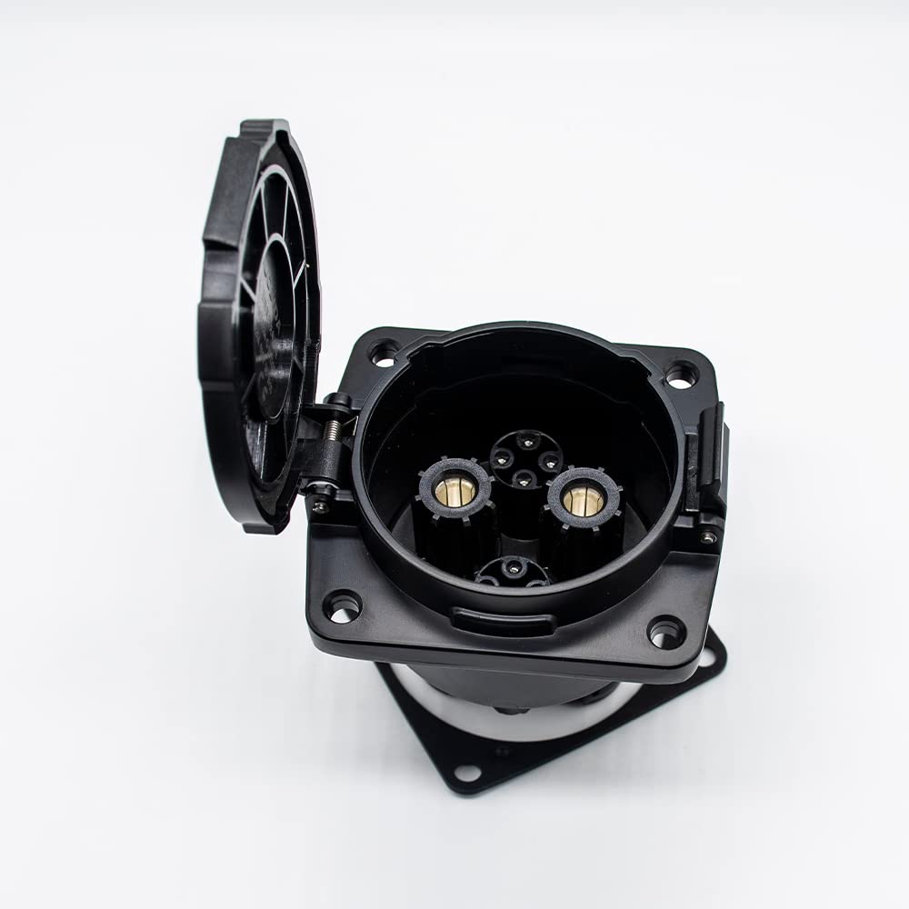 EV Charger Socket, EV Charger, Electric Car Charging, 16A, IP55, Protection, CHAdeMO, Charging Socket, 62.5KW, 125ADC, Rapid Charger Socket