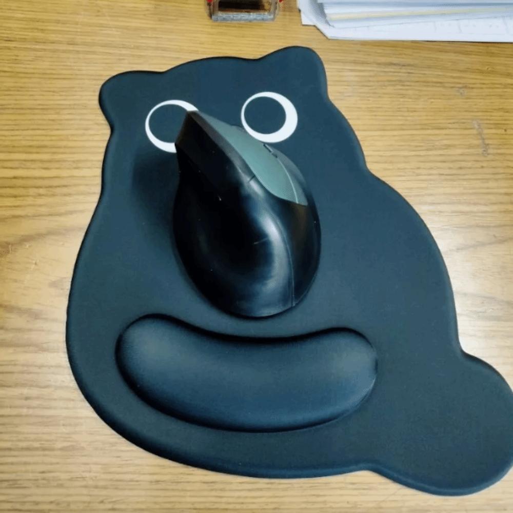 Wrist Pad Cat Large Mouse Mat Cartoon Kawaii Cat Mouse Pad Black Cat Mouse Pads  Office Desk