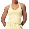 Skin-Friendly Slim Fit Yoga Tank with Strappy Back - Women's Fitness and Running Top