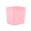 Large Capacity Pen Holder Solid Color Desktop Storage Box Creative Pencil Organizer Simple Stationery Box Office Supplies