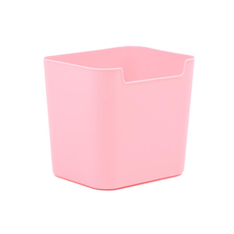 Large Capacity Pen Holder Solid Color Desktop Storage Box Creative Pencil Organizer Simple Stationery Box Office Supplies