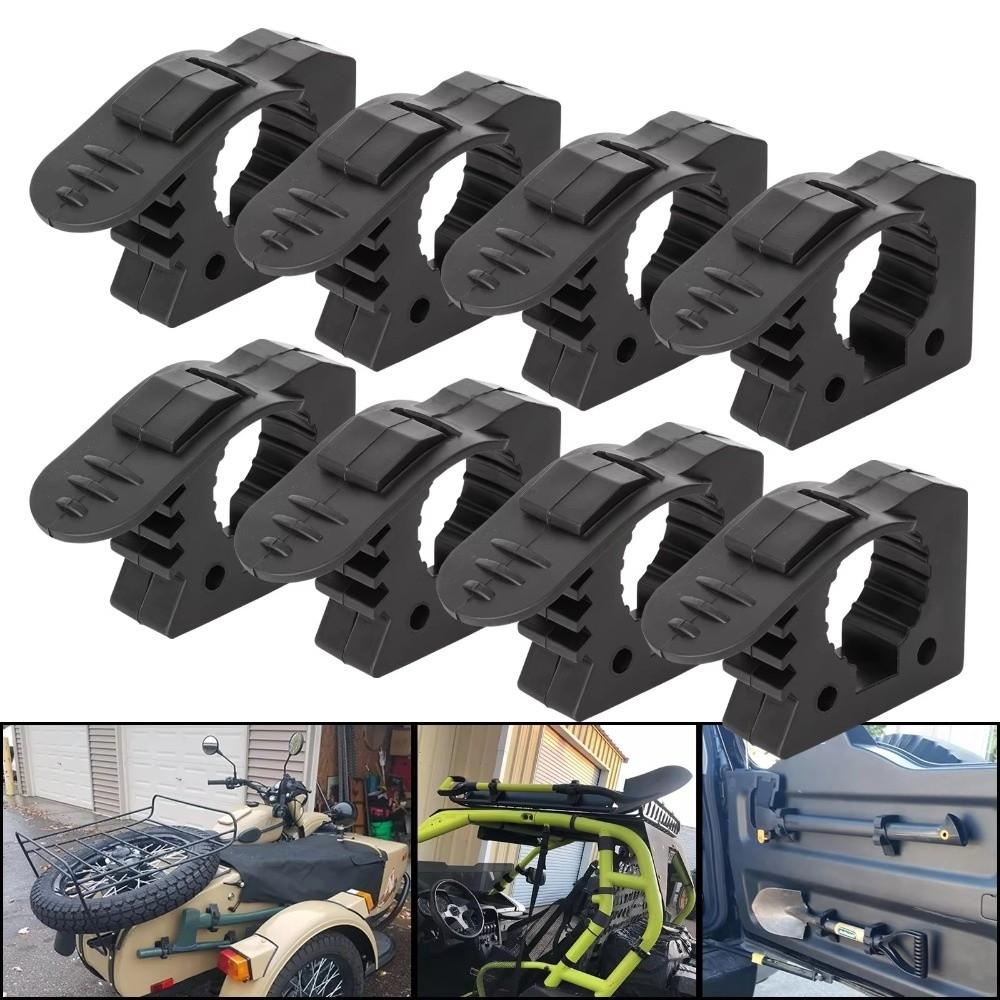 2 Stück 30-40mm Gummi-Klemmgriff Praktische Schaufelhalterung Halterung Anhängerwerkzeug Ausrüstung