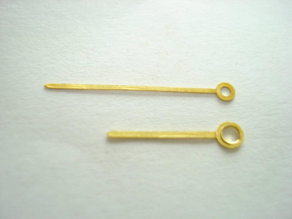 Citizen Jet Mm from the Center of the Eyelet for the 16 Mm for the Gold-colored Watch. Hands 10.5 Hour, Minute
