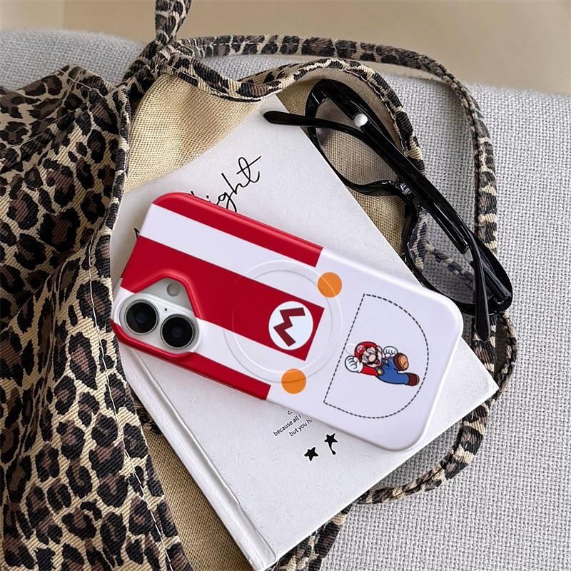 

High-End Cartoon Mario Magnetic Phone Case for iPhone 17 & Apple 16 Pro Max/15 Pro iPhone 17 Pro