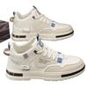 Popular Men's Shoes Student Trend Fashion Board Shoes Wear-resistant Sports Shoes Casual Korean Version Skateboard Shoes Men's Breathable White Shoes