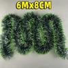 20/2m Christmas Green Cane Ribbons Garland Xmas Tree Ornaments Cane Ribbon Wreath Hanging Pendents DIY Home Party Decor Supplies