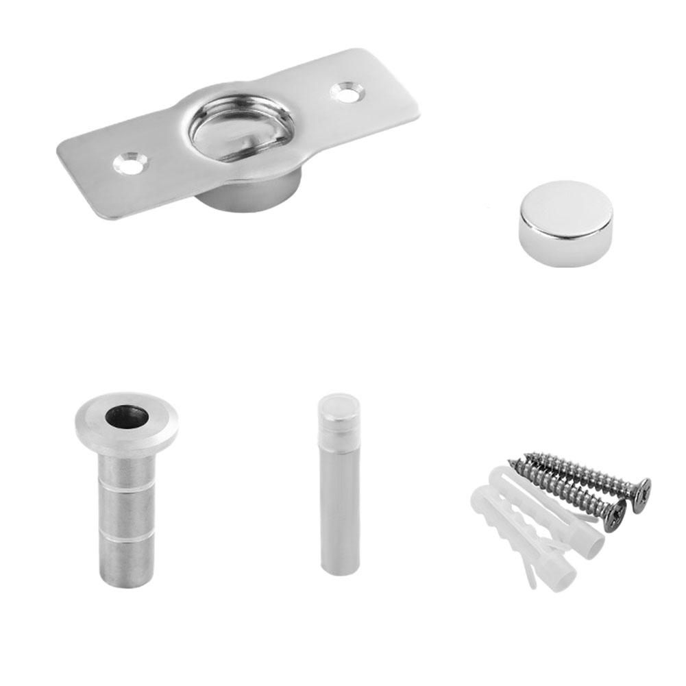 Door Holder Door Stops Ultra-thin Anti-collision Bathroom Block Limiters Catch Hardware Door Suction Home Décor