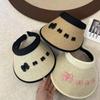 Parent-child Sun Hat Summer Big Brim Girls Empty Top Hat Sweet Bow Sun Hat Children's Sun Hat