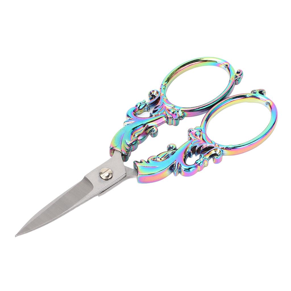 Sewing Embroidery Scissors Multifunctional Vintage European Stainless Steel Stitch Scissors