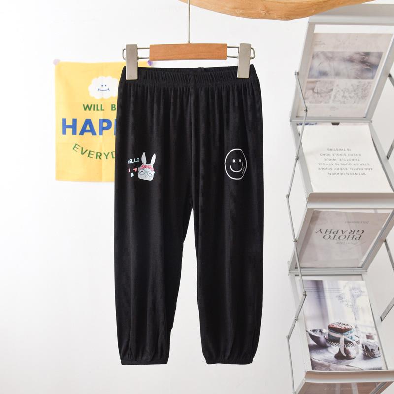 Kids' Anti-Mosquito Cotton Pants: Summer Cool, Lightweight, Versatile Casual Wear for Boys and Girls
