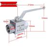 Jundingying Carbon Steel Hydraulic High-Pressure Ball Valve