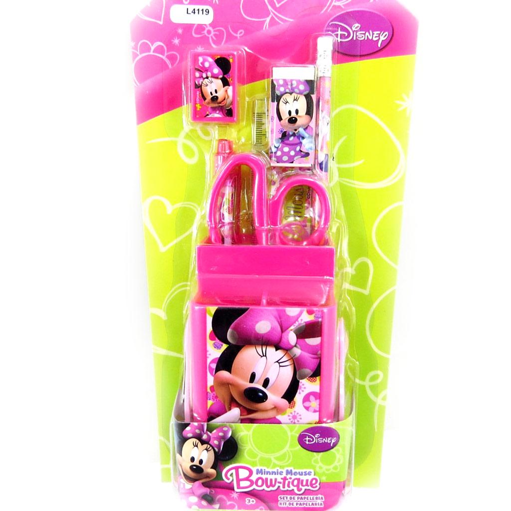 Minnie [L4119] - Set scolaire 'Minnie' rose
