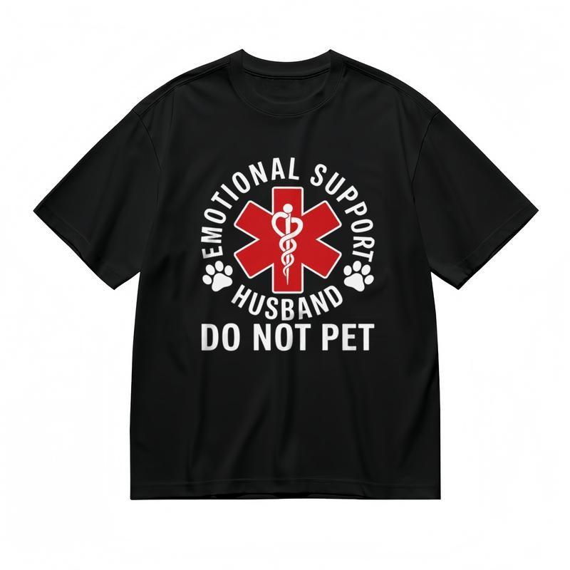 

Men s Fashion All-Season Breathable Classic T-Shirt Medical Star Motif Art Tee 4XL