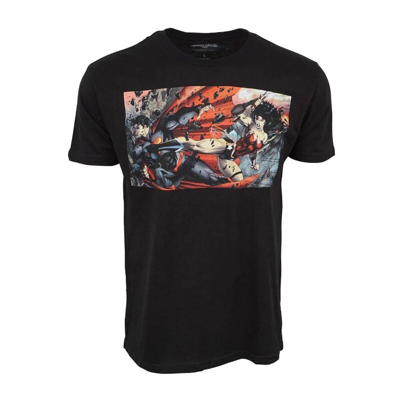 Comics Justice League Unisexs Black T Shirt L