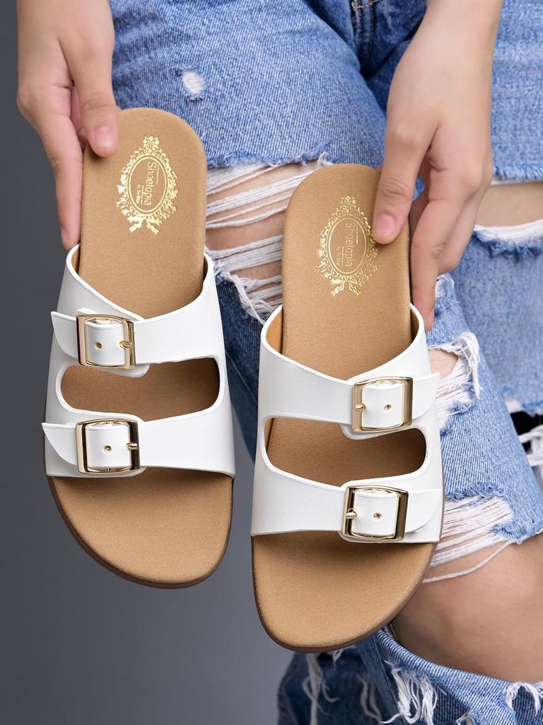 Shoetopia Women Premium Stylish Comfortable Casual Sandals | Lightweight Anti-Slip Sole Outdoor | Strong Grip Sole Durable Everyday Footwear