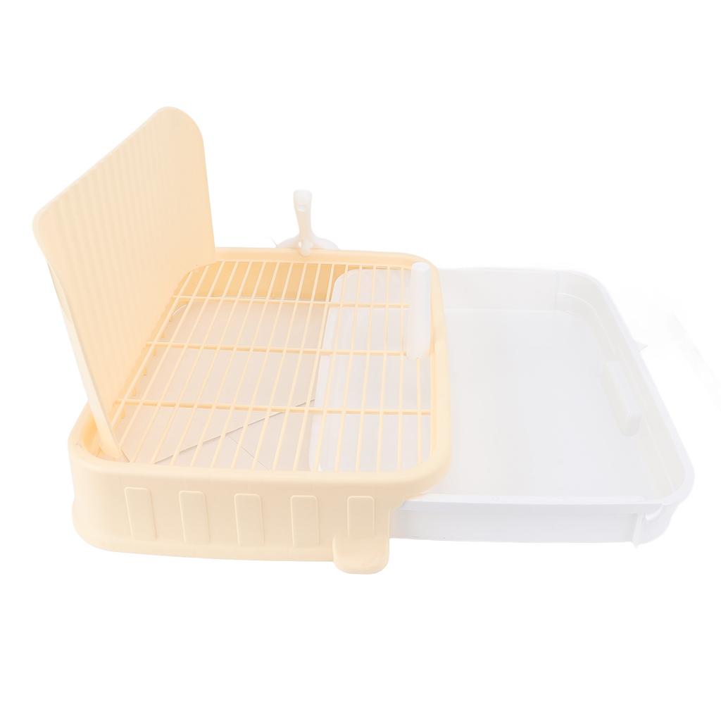 Dog  ing Toilet with Pee Wall Large Size Easy Cleanup Leakproof Stable Structure Puppy Potty Tray for Medium Large Dogs