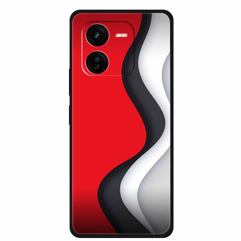 For iQOO Z9x Z9 Turbo 5G Case Luxury Fashion Soft Silicone Phone Case For iQOO Z9 Turbo 5G Cover Shockproof TPU Protector Capa