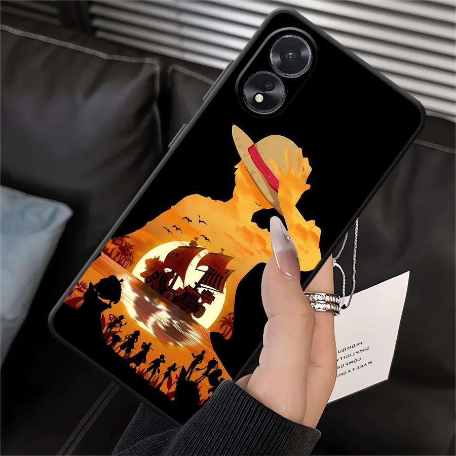 Phone Cover Case for Oppo A18 A31 A72 A9 A38 A17 A32 A73 A54 A15 A32 A11 A37 A12 A36 A16 A33 A71 A52 A53 Luffy Zoro Cartoon