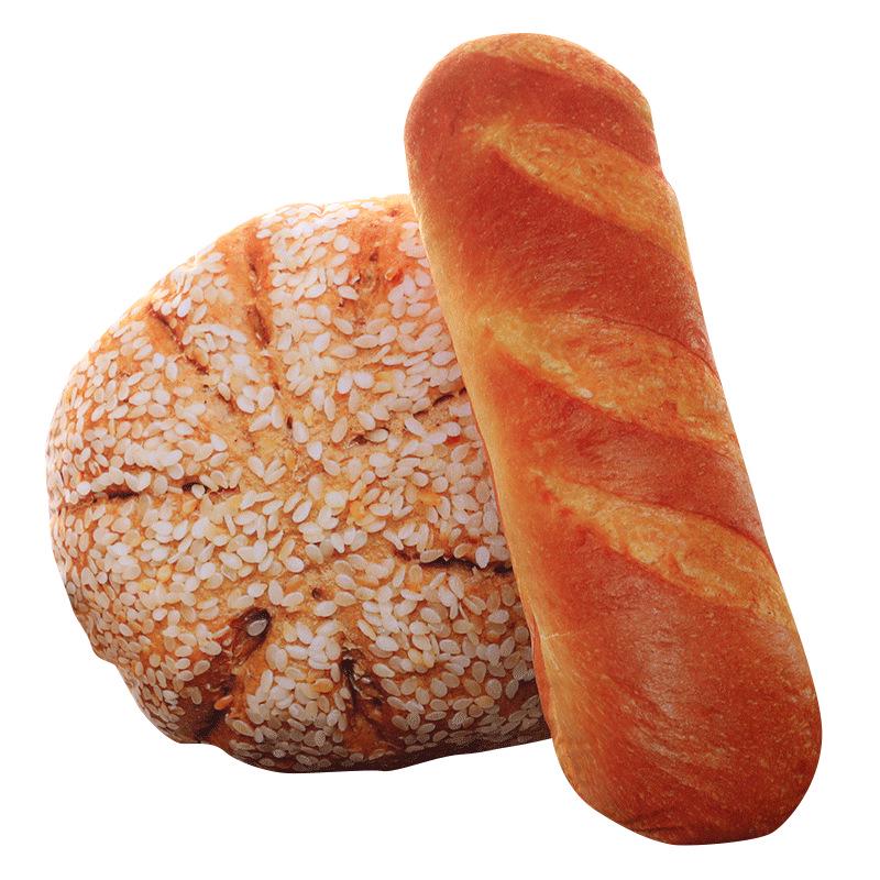 3D Simulation Snack Butter Bread Cushion Pillow for Kids' Birthday Gift