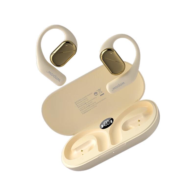 WoPin OWS33 Open-Ear Bluetooth Headset & Car Holder Combo