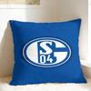 S-Schalke 04 team Pillow Case  Comfy Pillow Cover For Sofa Bedroom Home Decor Cute Funny Cushion Cover