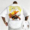 2026 New Summer Mens Tshirt  Demon Slayer Anime Shinee Print  Cool and Trendy Harajuku Style  Fashionable Casual Wear