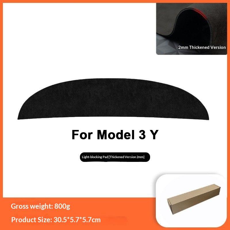 For Tesla Model Y Juniper 2026 2026 Dashboard Cover Pad Suede Sunshade Protector Anti-UV Dash Mat Non-slip Pads Car Accessories