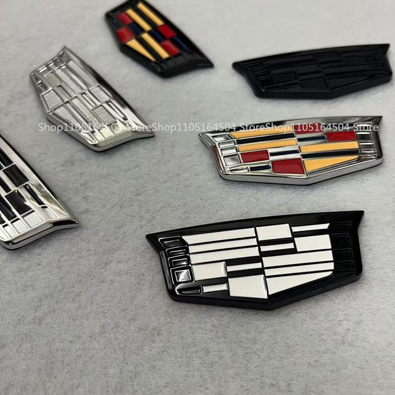 3D Metal Sticker for Cadillac STS CT5 CT6 BLS Escalade ATS CTS SRX XTS STS DTS XT5 Car Side Emblem Rear Trunk Badge Decorative