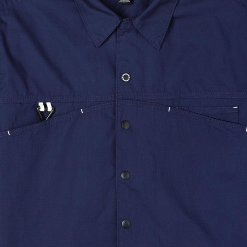 Converse Summer Fun Shirts Unisex Blue Lapel Thin Other 10024356-A02