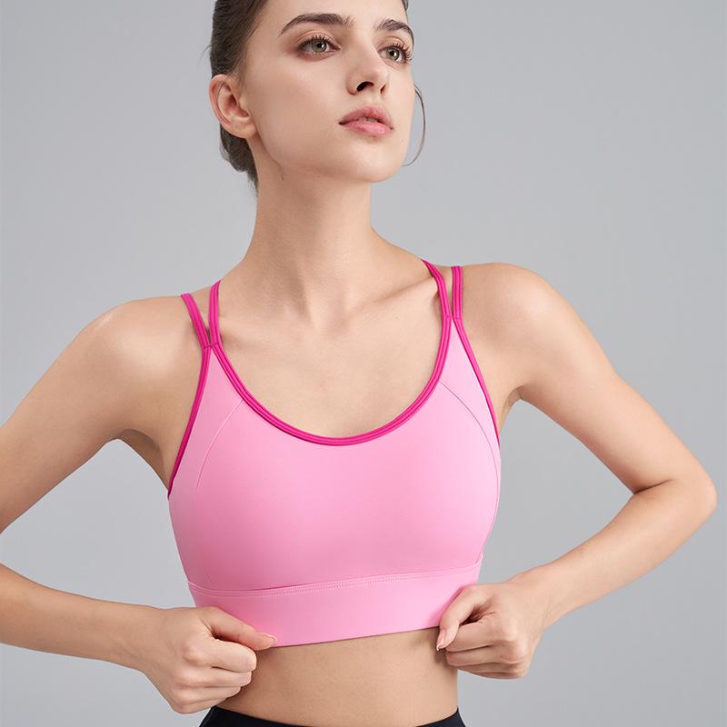 

Женский ударопрочный спортивный бюстгальтер высокой интенсивности для йоги, пилатеса и бега M