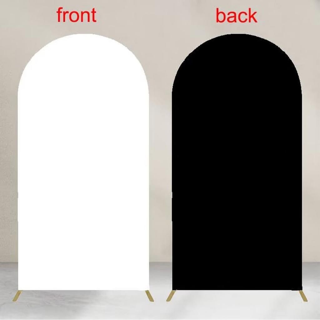 Hochzeitsbogenbezug Hintergrundstoff für Spandex-Passform Bogenständerbezug Chiara Bogenrahmenbezüge für Geburtstags-Babyparty-Dekor