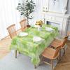 Artistic Floral Pattern Polyester Tablecloth - Stylish Dining Table Cover, Decorative Table Linen for Home Daily Use & Gathering