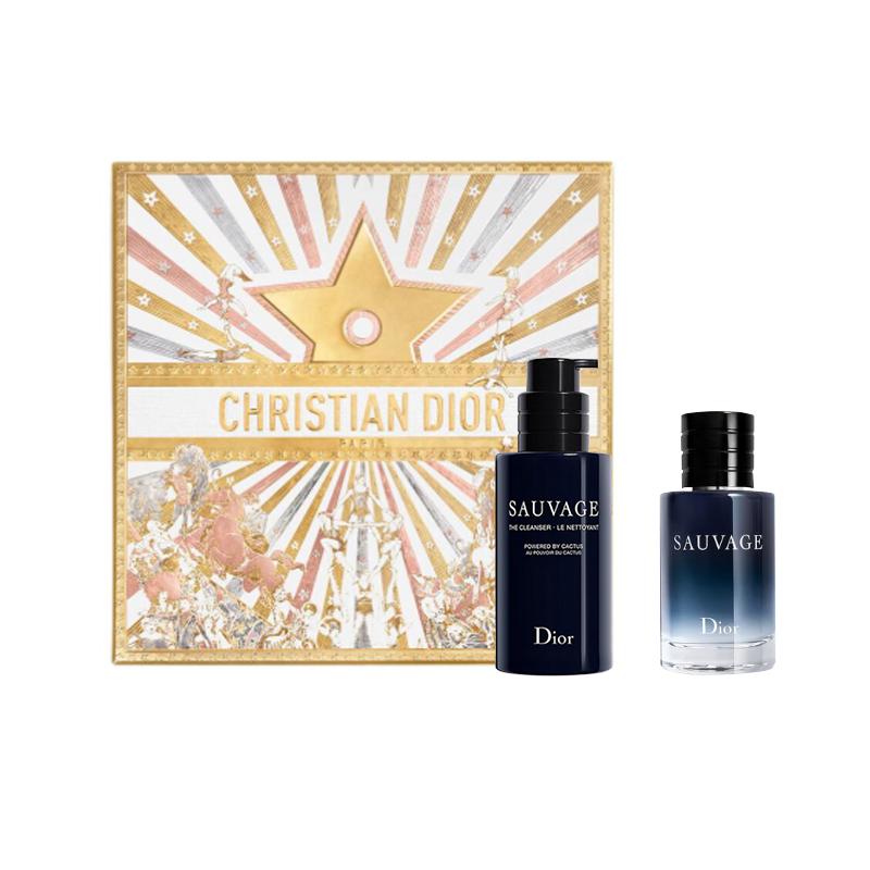 Dior Sauvage Cleanser With Sauvage Eau De Toilette Set Limited Edition Gift Set