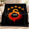 Galatasaray blanket Flannel Blanket Soft Cozy Plush Throw for Sofa Bed Lightweight Home Decoration Outdoor camping
