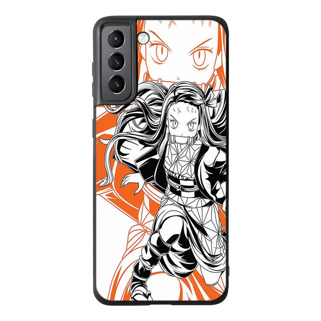 

Чехол для телефона с японским аниме «Убийца демонов» для Samsung Galaxy S9 S8 S10 S21 S22 S20 Plus Ultra S21fe Note 20 10plus, мягкий чехол из ТПУ For Samsung S22Ultra