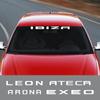 For Seat Ibiza Leon Arona Ateca Altea Arosa Exeo Tarraco Toledo Accessories Car Front And Rear Windshield Stickers and Decals