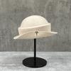 Temperament Hepburn Style Wool Bucket Hat Women'S French Elegant Retro Top Hat Xiaoxiang Style Pot Hat
