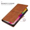 For iPhone 16 Wallet Case Magnetic Closing Leather Phone Cover