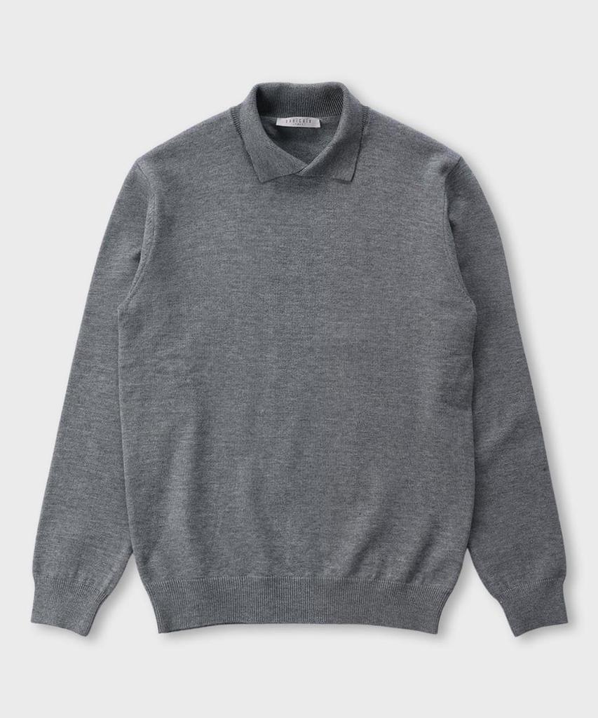 PANICALE Modal Collar Neck Cutout Polo Knit 4 Colors