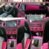 Golf Sportsvan Carbon Fiber Interior Stickers for Console & Gear Decoration