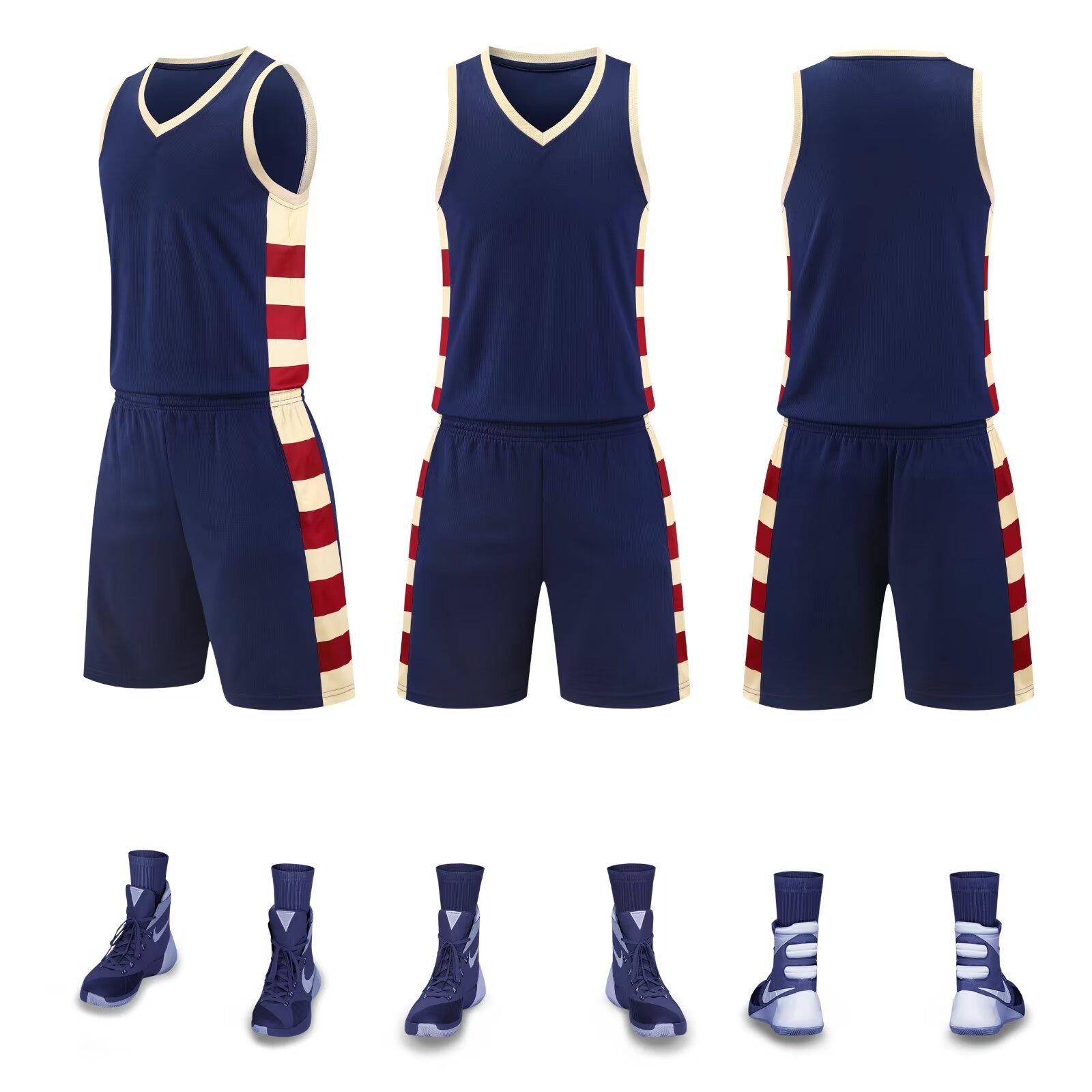 

Быстросохнущая летняя баскетбольная форма: Майки для студентов колледжей и подростков XL королевский синий