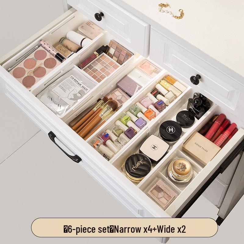 Retractable Desktop Snack & Sundry Organizer - Right Angle Kitchen Storage Drawer Box