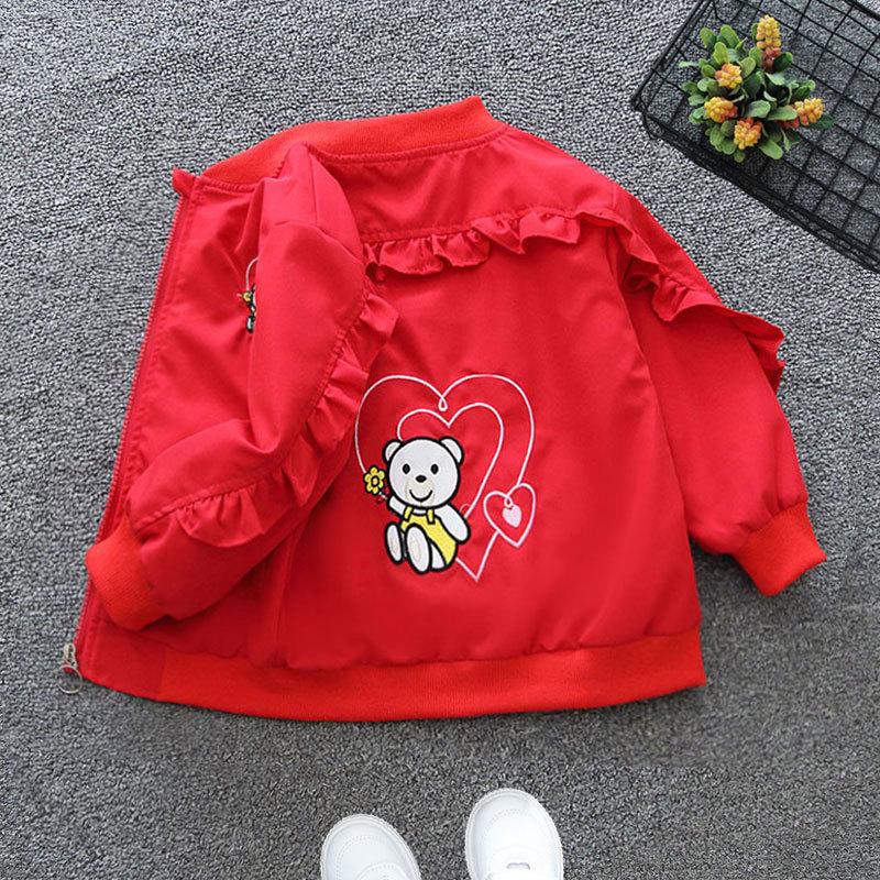Loose Casual Hooded Rushing Coat Boys and Girls Jacket Spring Ball Thin Section of The Middle and Large Children Jacket Children's Outside
