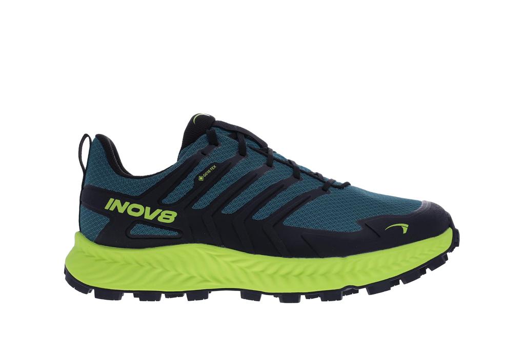 ROCLITE GTX MS Trekking Shoes for Mountaineering and META Size cm Inov-8 Hiking, Gore-Tex Waterproof, Breathable, Plate, Cushioned, Low-Cut, Men's,