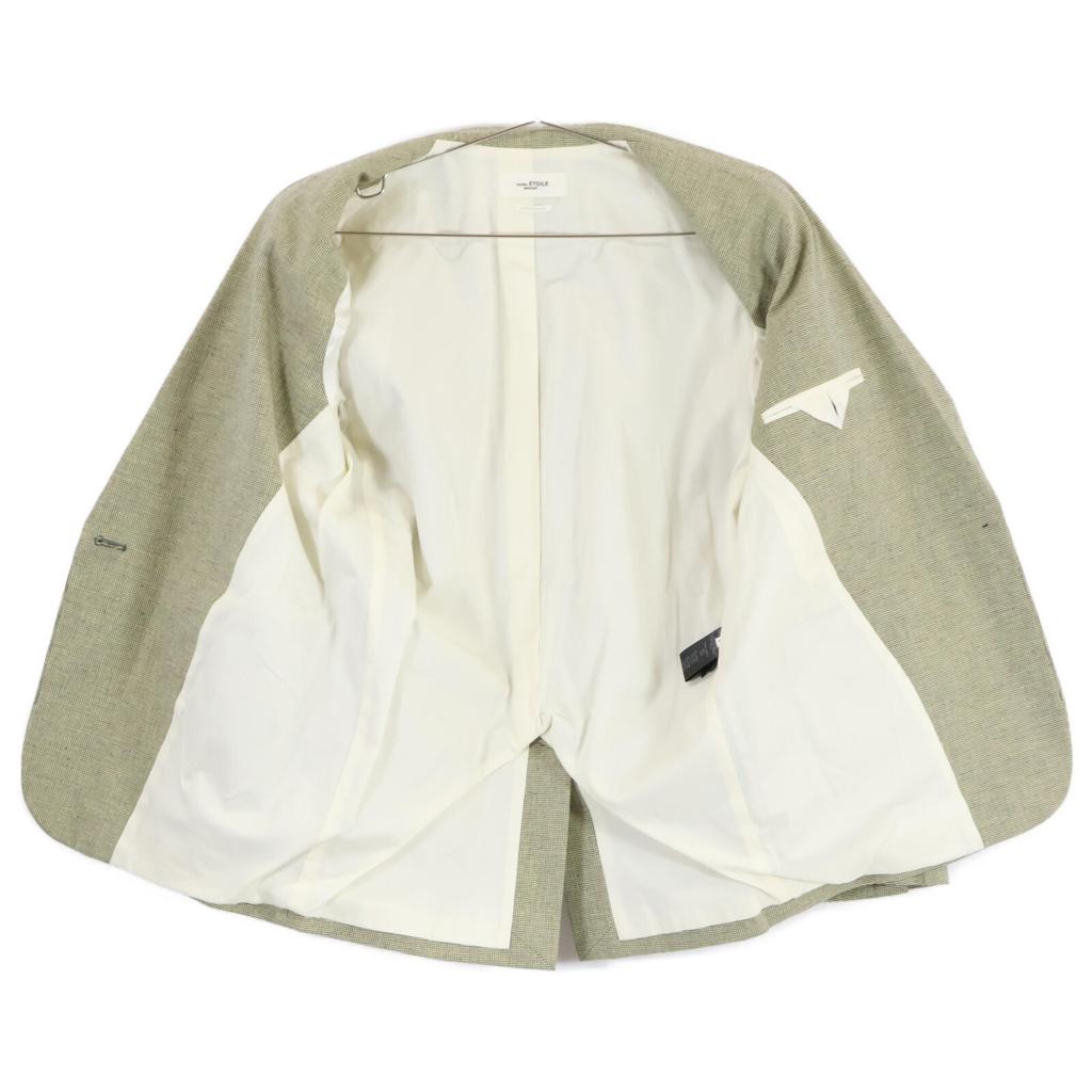 Isabel Marant Etoile Green Houndstooth 1B Tailored Jacket Jacket 36 greenUsed