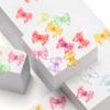 30Pcs/Lot 14x18mm Bowknot Transparent Bow Spacer Beads Earrings Making Charm Pendants for Necklace Jewelry Making Accessories