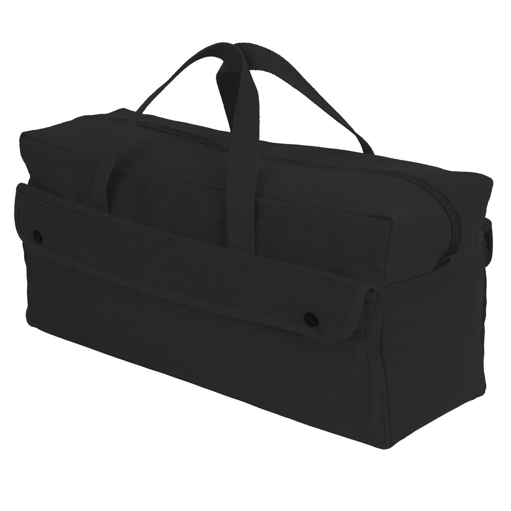 CANVAS JUMBO MECHANIC TOOL BAG (BLACK)