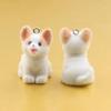 DIY Flocking 3D Small Dog Pendant: Corgi, Teddy, Rabbit Keychain