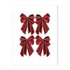 Vintage Christmas Metal Wall Decoration, Holiday Sticker Sign