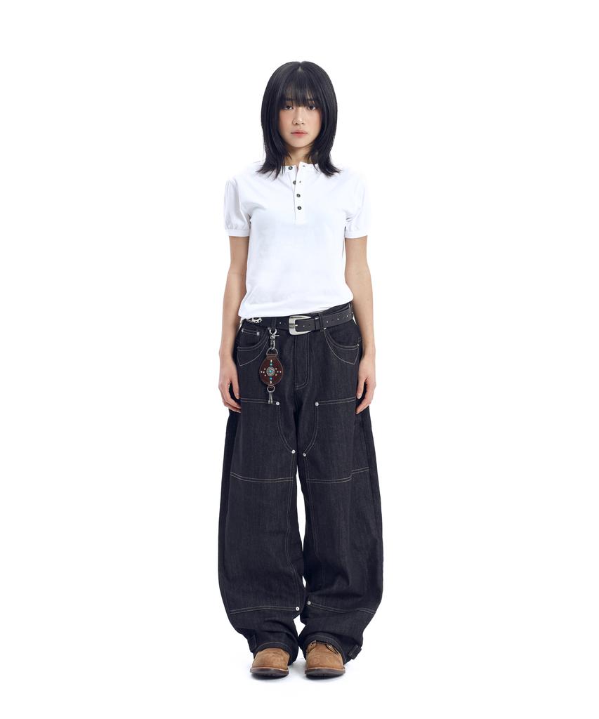 AAKAM Boots Ringer Top (White)